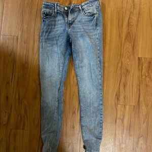 Light colored blue jeans by Old Navy, size woman’s 2